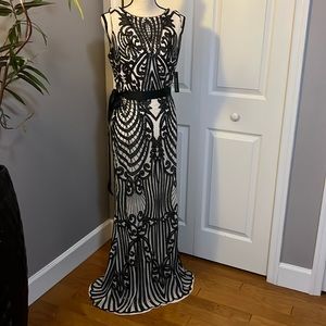 R&M Richard’s floor length dress